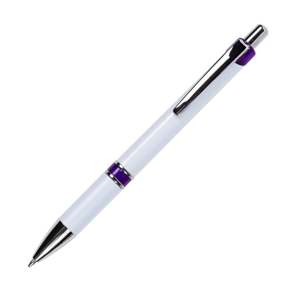 BL-018M Bolígrafo de plástico. MORADO