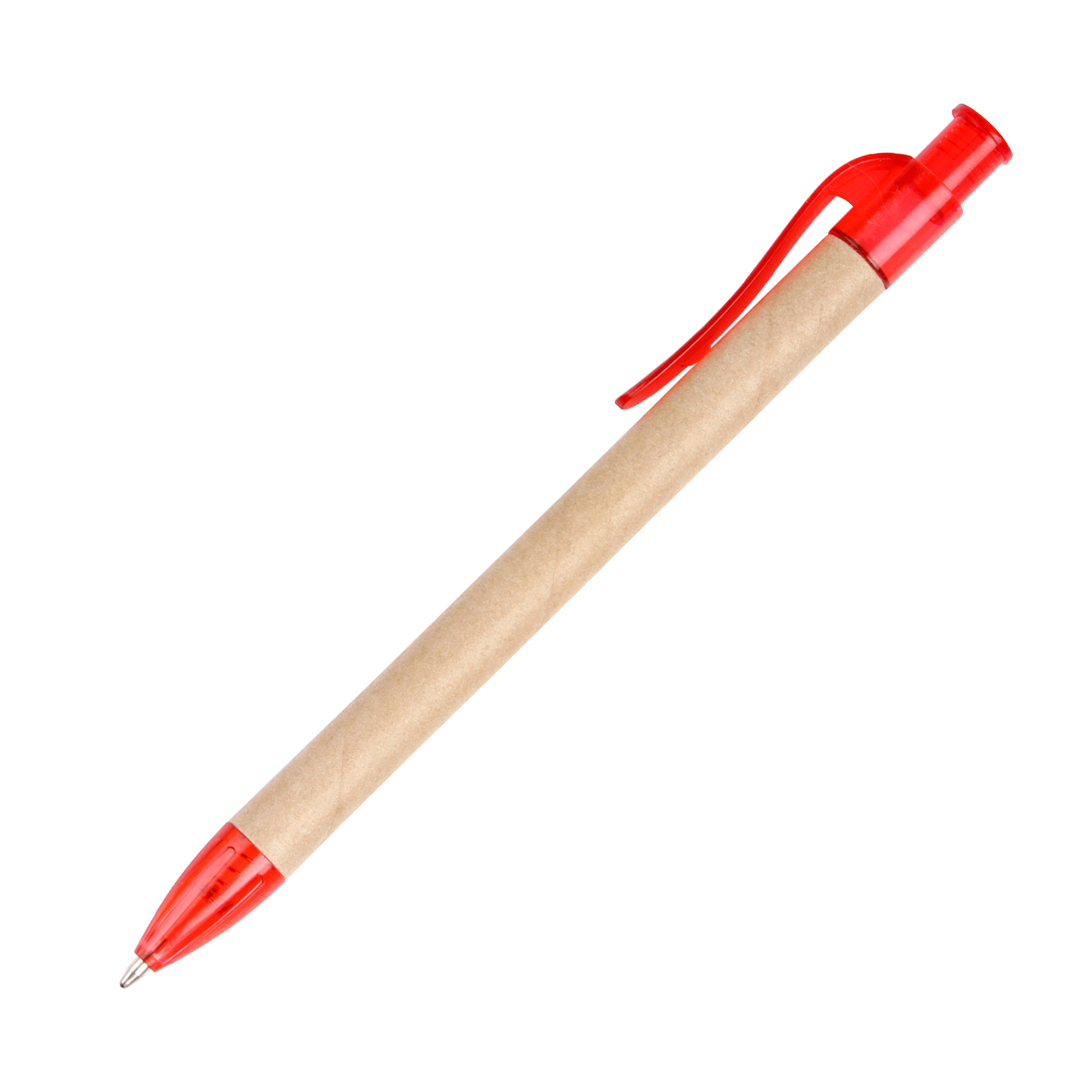 BL-030R Bolígrafo ecológico Cairo. ROJO