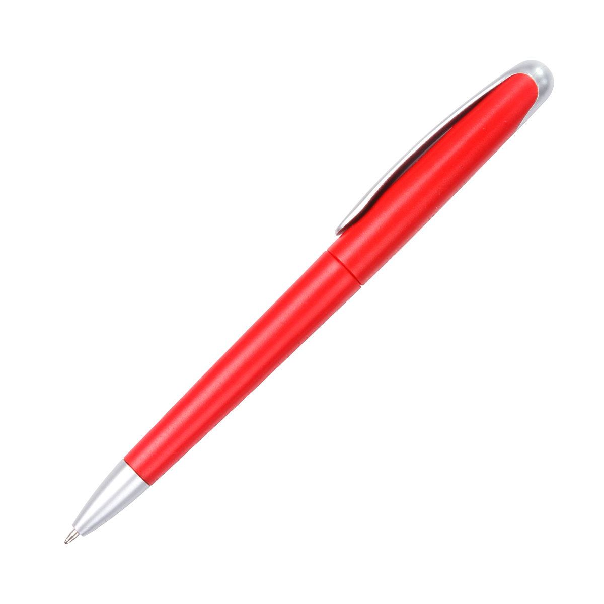 BL-056R Bolígrafo de plástico Creta. ROJO