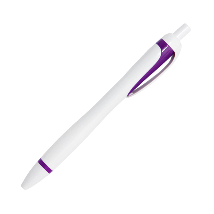 BL-079M Bolígrafo de plástico Varzi. MORADO