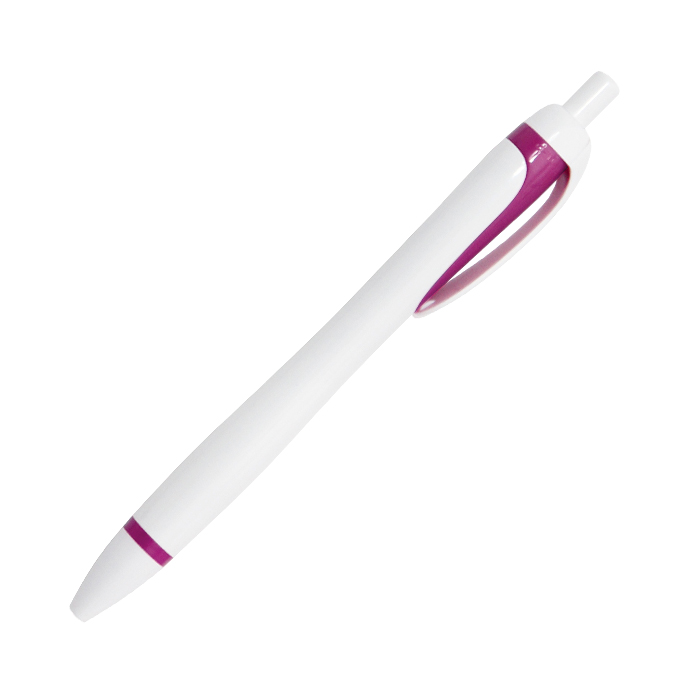 BL-079RS Bolígrafo de plástico Varzi. ROSA