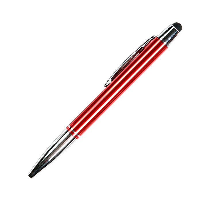 BL-090R Bolígrafo metálico Tula. ROJO