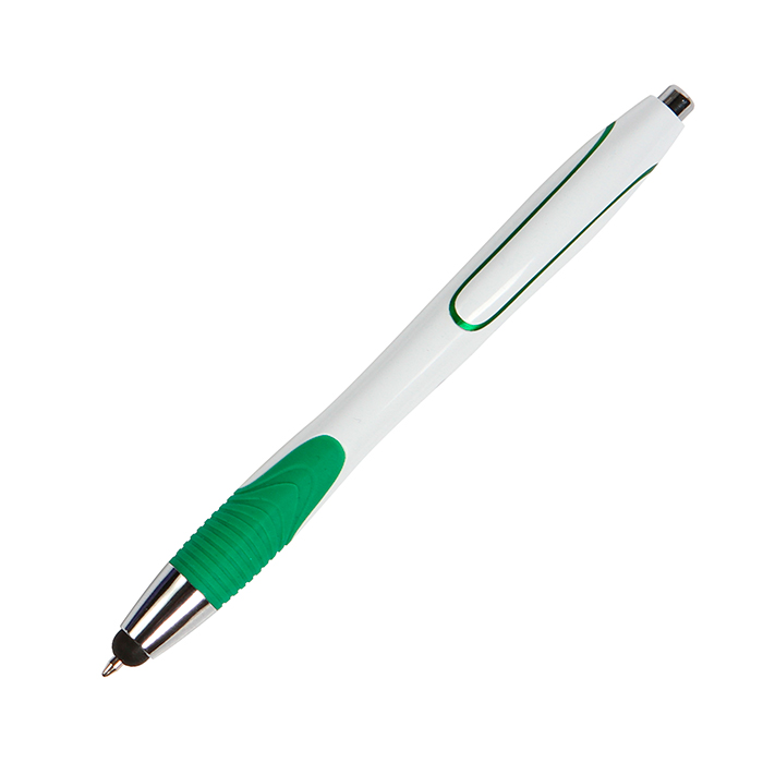 BL-107V Bolígrafo de plástico Kashan. VERDE