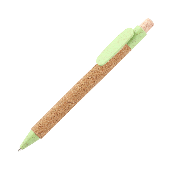 BL-128V Bolígrafo de corcho Cantabria. VERDE