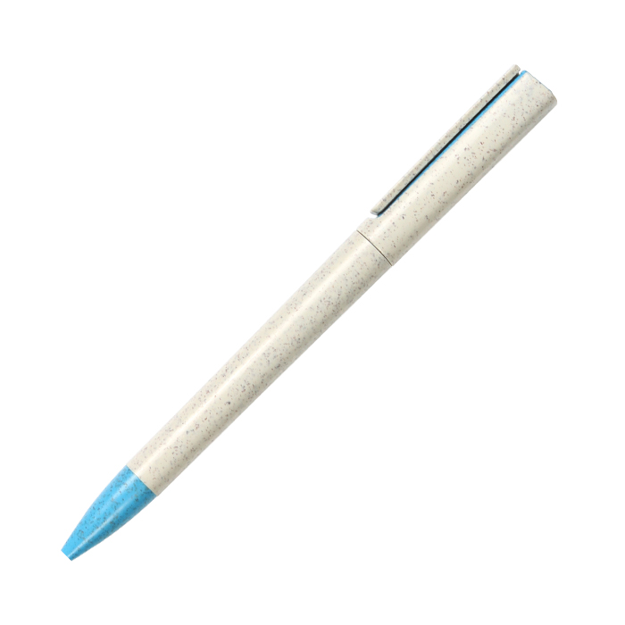 BL-135A Bolígrafo en fibra de trigo Alcalá. AZUL