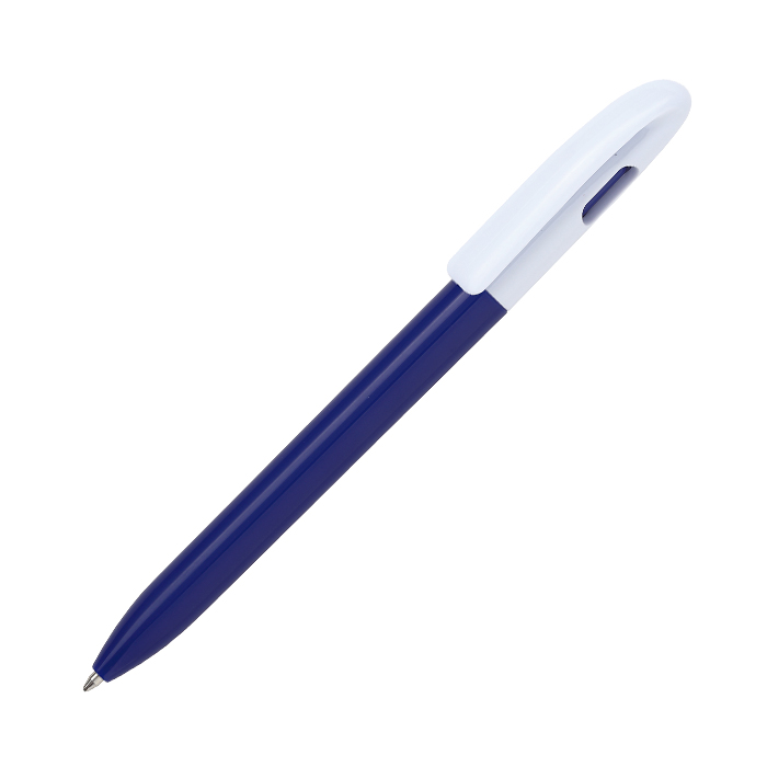 BL-138A Bolígrafode plástico Cagliaria. AZUL