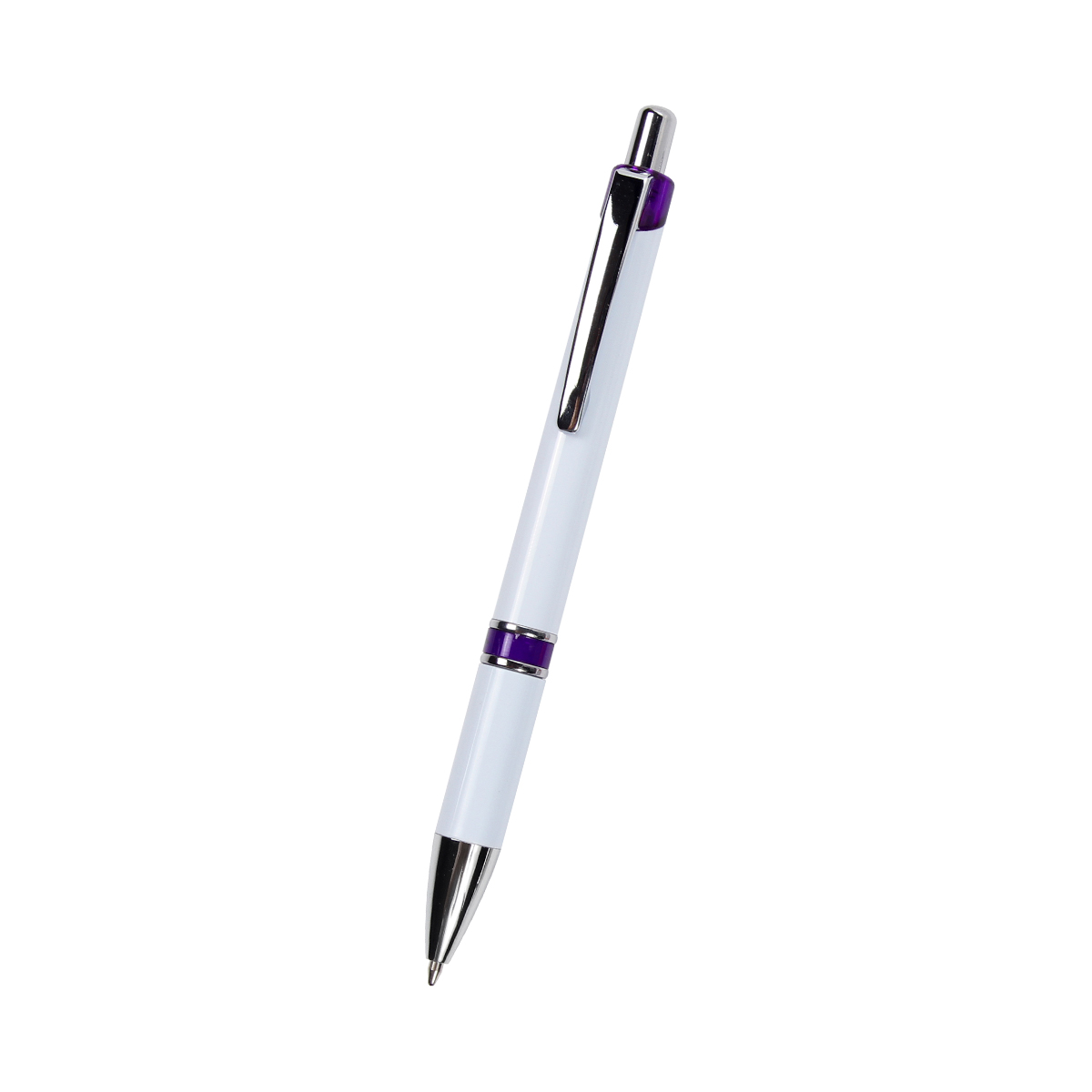 BL-018M Bolígrafo de plástico. MORADO