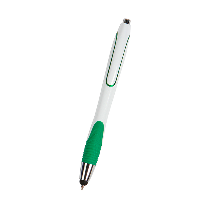 BL-107V Bolígrafo de plástico Kashan. VERDE