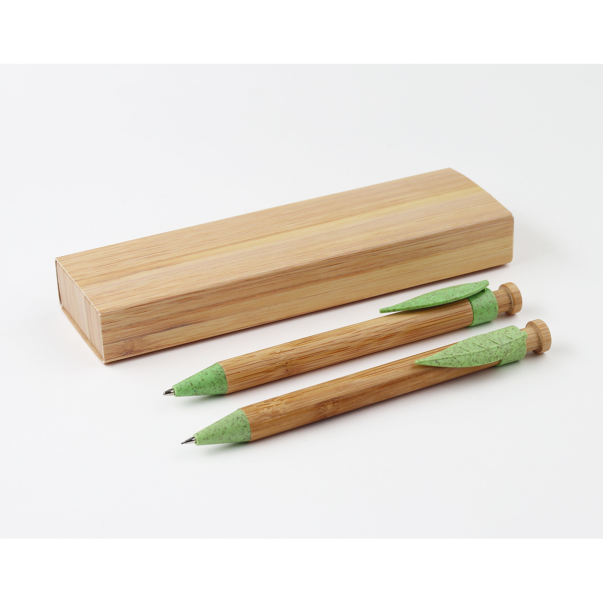 ST-020V Set de bolígrafos Plasencia. VERDE