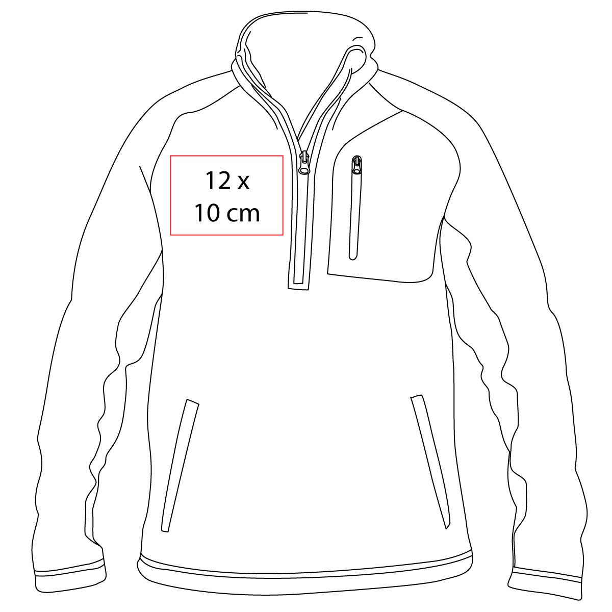 CHM 008 R-L SUDADERA ALASKA rojo