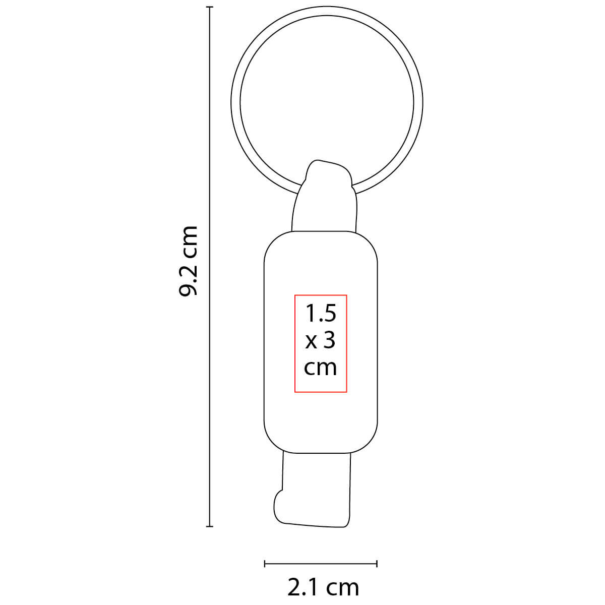 DPO 001 V LLAVERO DESTAPADOR LANCE verde