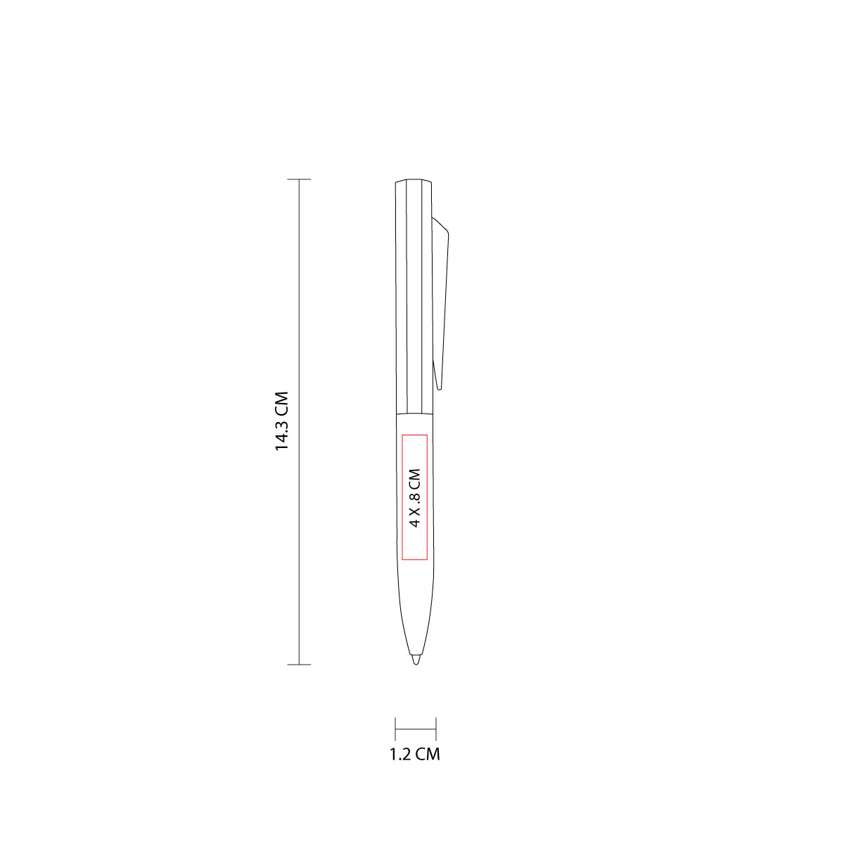 RQ 1080 N BOLIGRAFO GOSECK negro