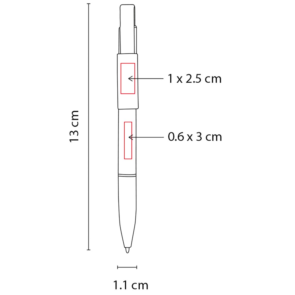 SH 2490 G BOLIGRAFO USB 8 GB ROOT gris